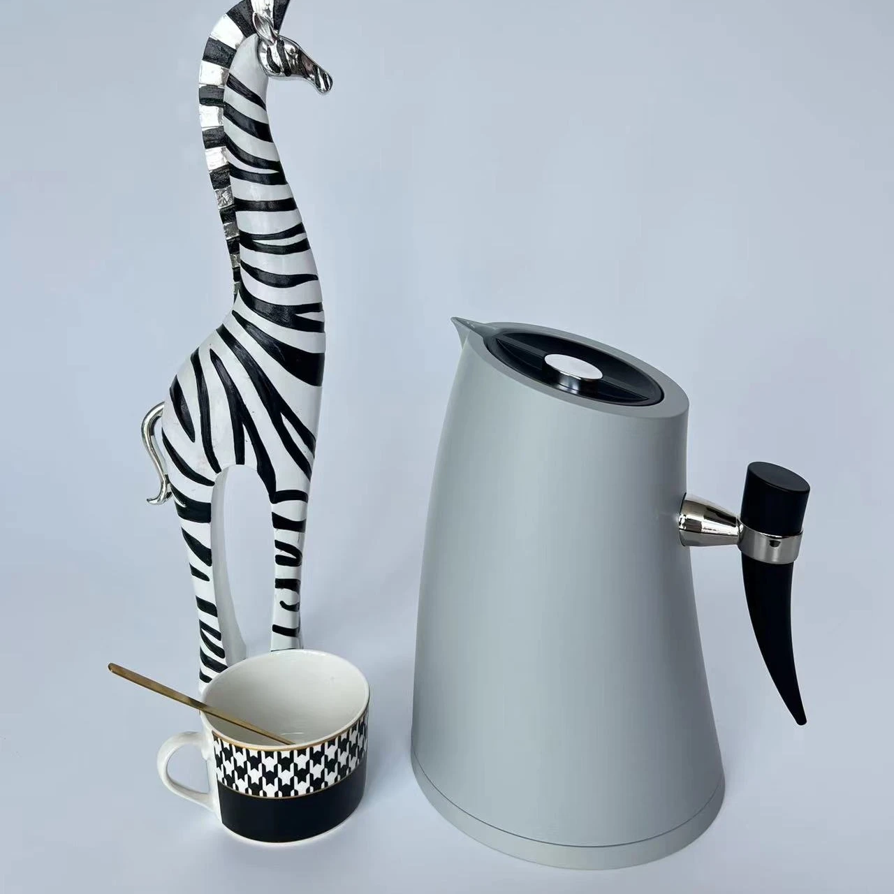 2023 New Luxury Coffee & Tea Thermal Flask Arabic Pink Glass Liner Vacuum Flask