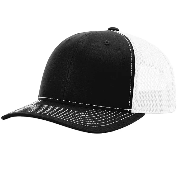 High Quality Trucker Embroidered Blank 6 Panels Custom Richardson 112 Baseball Caps Mesh For Man Trucker Hat