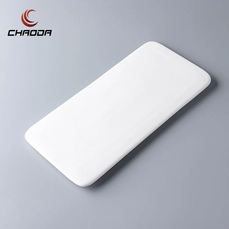 CHAODA Hot Sells Rectangle Ceramic Tray White Porcelain Sushi Dishes For Restaurant Ceramic Dishes & Plates