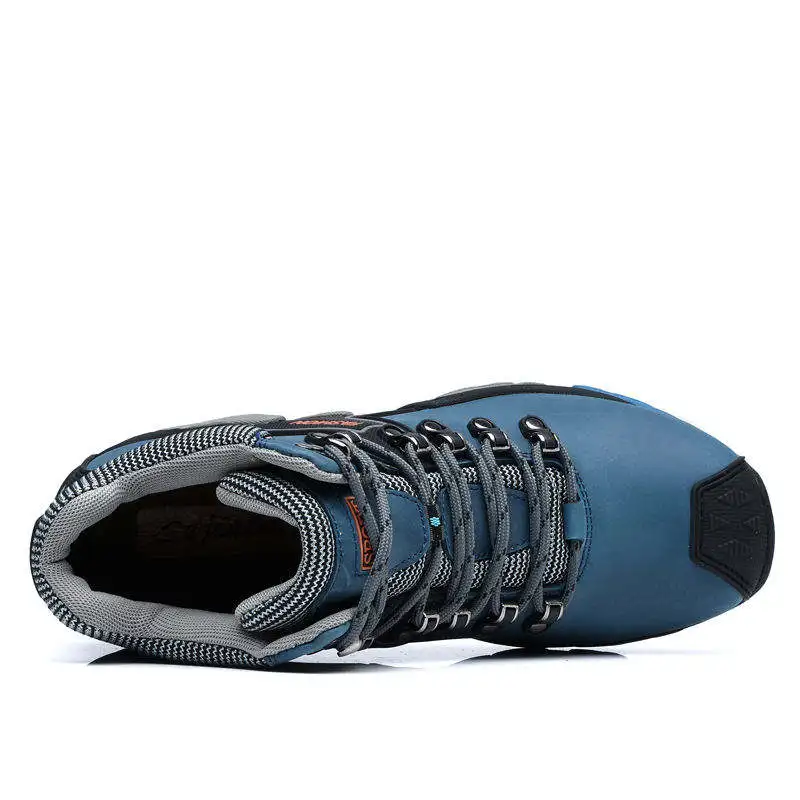 Outdoor Men Boots Size 38-46 Fashion Winter Boots Waterproof Snow Lace Up Men Ankle Boots Mens Warm Winter Hiking Shoes