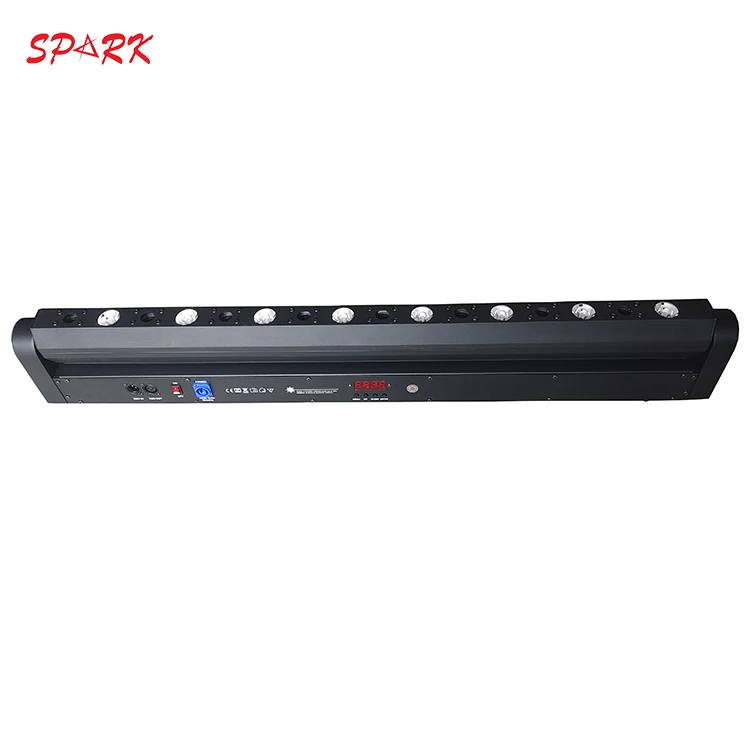 Popular Dj Lights Fat Beam 8 Eyes 500mW Red Laser Bar with 8 Warm White LEDs