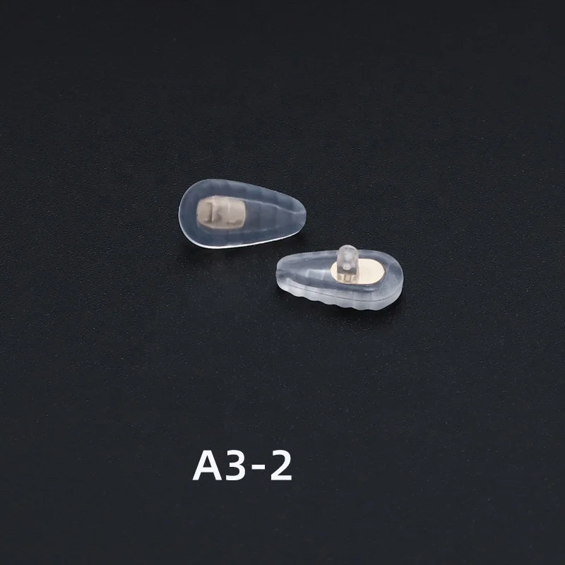 Soft Screw in anti-slip silicone nose pads for optical glasses accessories silicone nose pads