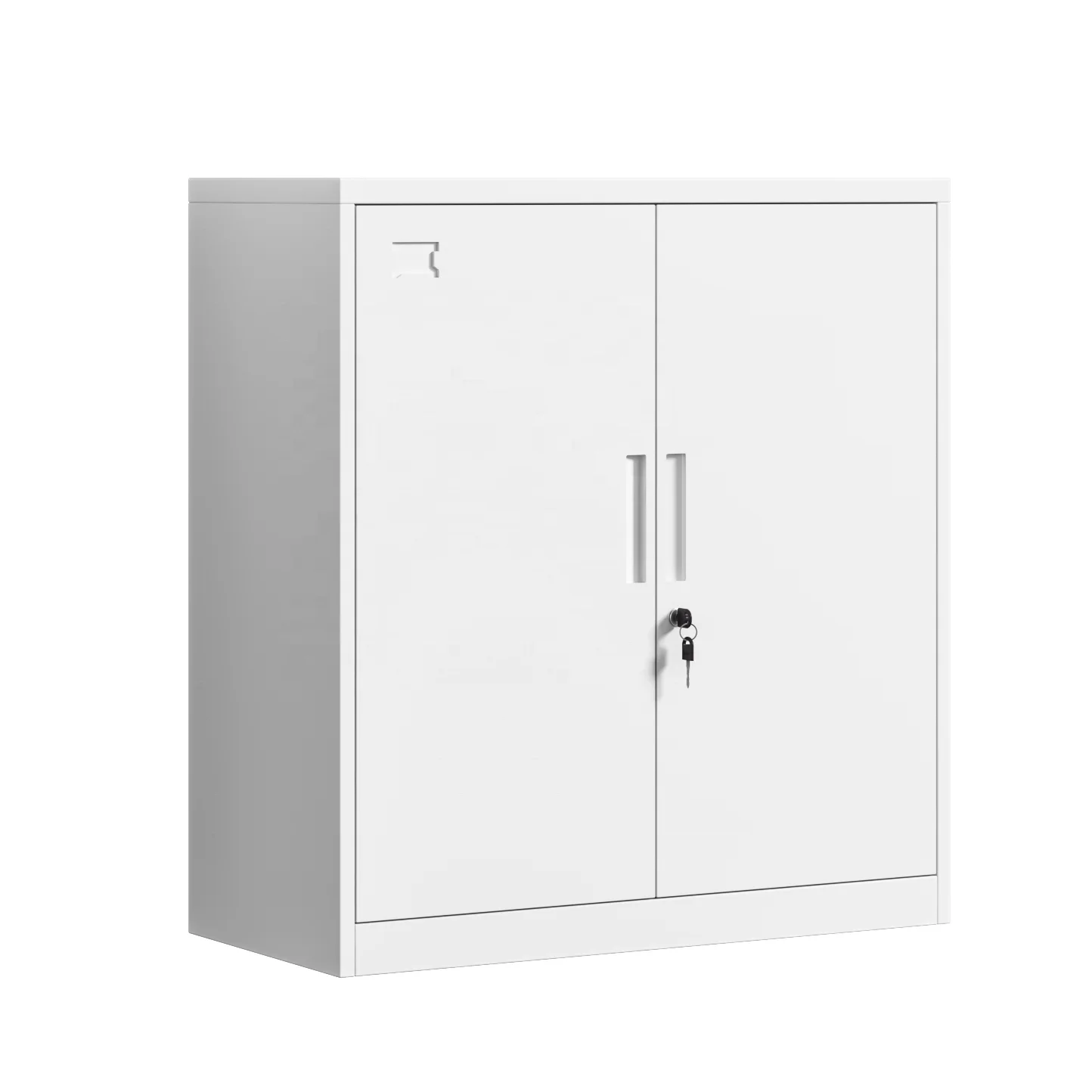 Half height Office cabinet 2 door Metal filing cabinet Steel office storage cabinet