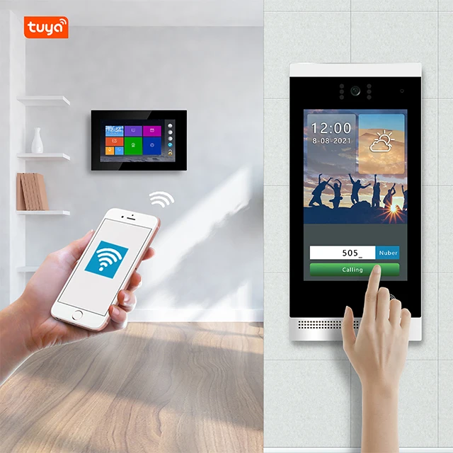 Security IP Intercom Phone System With Camera Monitoring Video Door Phone For Apartment or Building