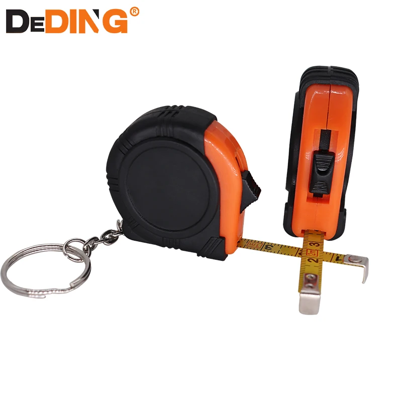 Custom Key Chain Mini Measure Tape for Body Measuring Stable Slide Lock