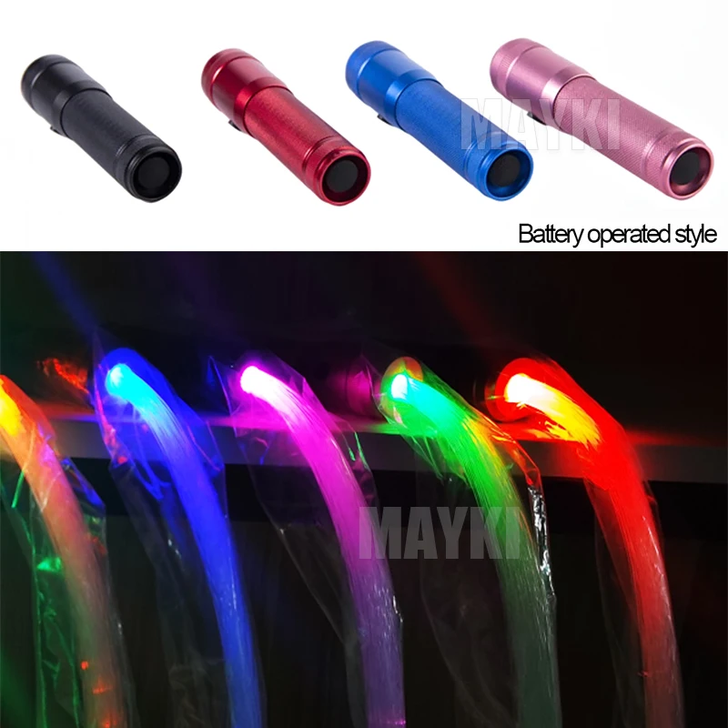 10 Colors Fiber Optic Whip Rave Toy for Parties Light Shows 360° Swivel Flow Pixel Flash Whip 6ft RGB Fiber Optic Whip Dance