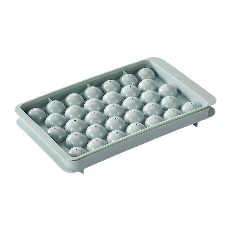 New Design Ice Mould Cube Maker Silicone Tray With Lid 33 Cavity Mini Ice Cube Tray Silicone