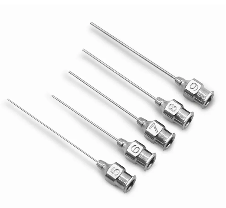 Eye instrument Lacrimal duct irrigating needle Oral irrigating needle Straight curved Angle stainless steel eye tool