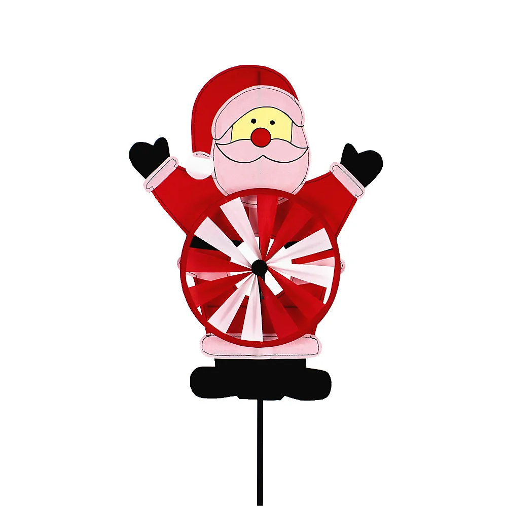 Хорошо продается новый тип рождественской игрушки в форме Санта-Клауса ветряная мельница для Рождественского украшения