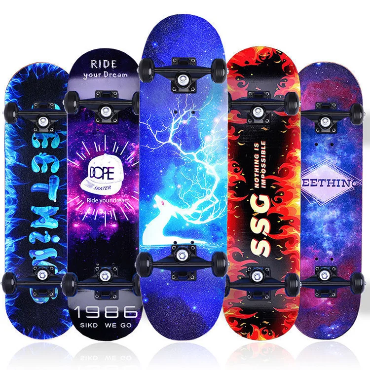 Hot Sell Complete Skateboards Beginners Kids Boys Girls Outdoor Teenager Skate Board