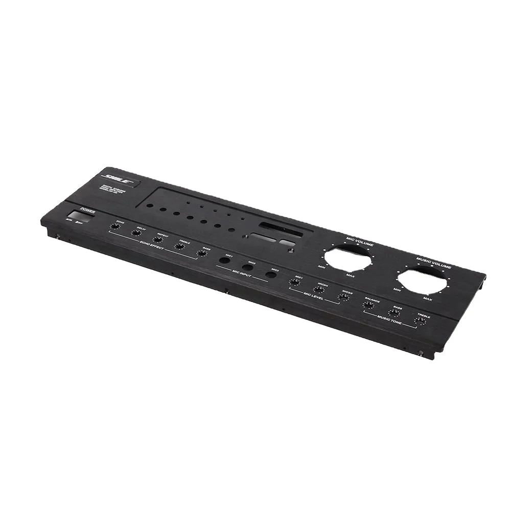 Customizing Aluminum Audio Face Plate