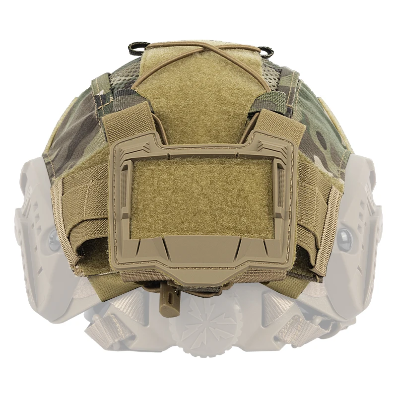 Tactical Accessories Helmet Cover with Battery Pouch Weight Balanced Pouch Nylon Fast Helmet Cover