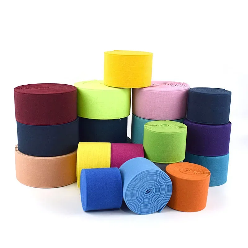 Custom Polyester Elastic Bands For Suspenders Belts Clothes Webbing
