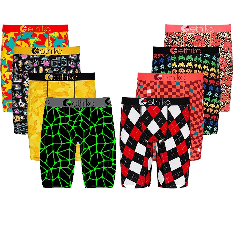 
2020 new arrivals popular printed ethika sporting and casual underwear for men 