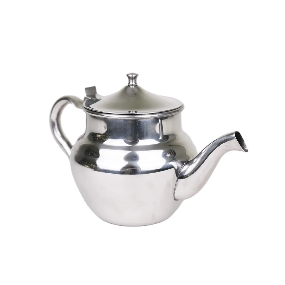 Arabic Morocco stainless steel Teapot Tea Kettle Pour Over Milk Coffee Pot