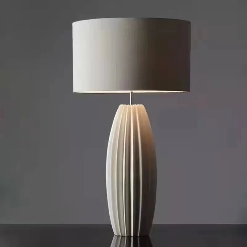 Northern Europe Ins Light Luxury Bedroom Modern Crystal Gold Lamps Desk Blue Glass Table Lamp