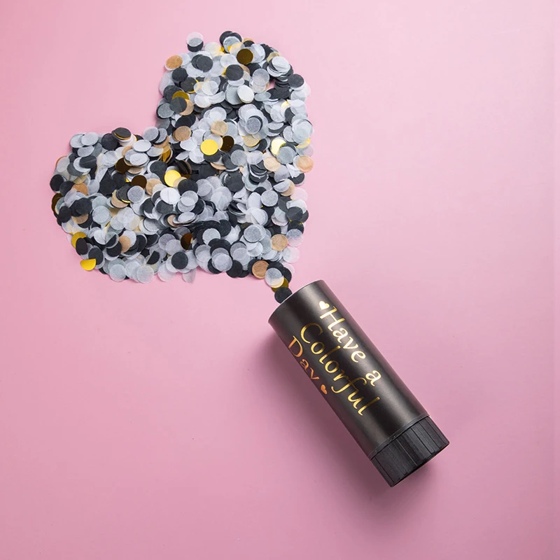 Air Compressed Party Poppers Indoor and Outdoor Safe Perfect Confetti Cannons For Any Party New Years Eve or Wedding Celebration