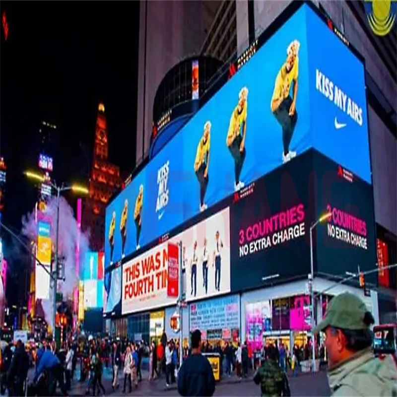 3d Hd Full Color Fixed Wall Mounted Outside Lighting Panel Advertising Video Av Wall Screen for Outdoor Led Display