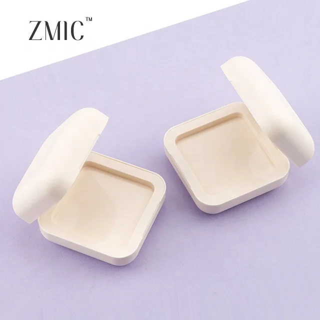 42mm single eyeshadow compact rubber paint empty magnetic cute highlighter powder case