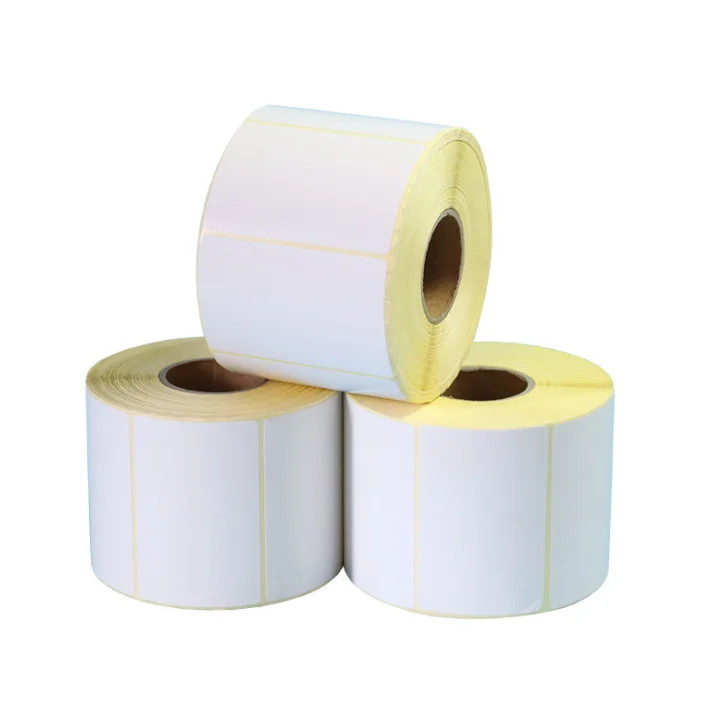 Inkjet Print Label Paper Label Sticker Paper White PP Transparent PVC Pet Self Adhesive Vinyl Label Sticker jumboo roll