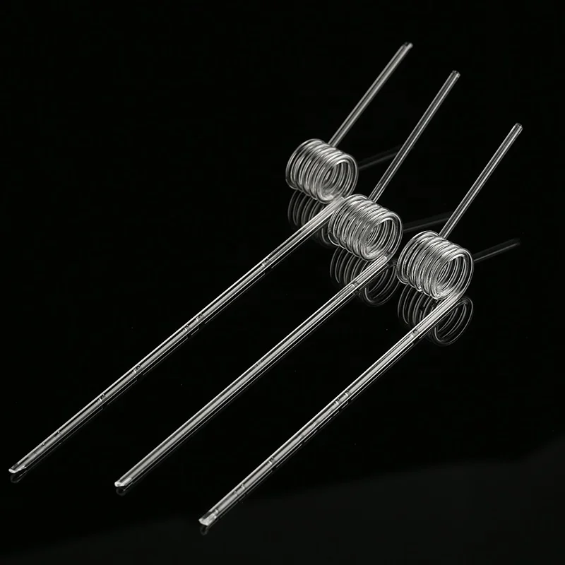 heat resistant clear pyrex spiral quartz glass tube condenser coil tube for Chemical Industry