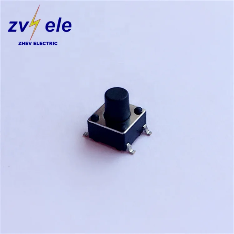6x6MM Tact 250GF SMD Type Tactile Switch With 4 Pins Reel Packing