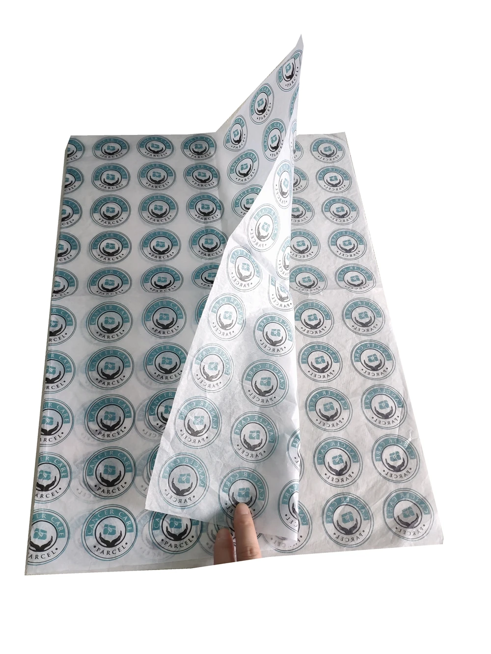 2024 High Quality Custom Wrapping Tissue Paper Packing Brand Tissue Papers with company logo stickers