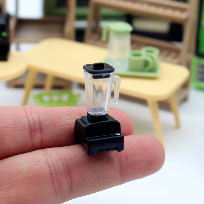 Mini Juicer Soybean Milk Machine For DIY Doll House Miniature Kitchen Set miniature cuisine de poupee