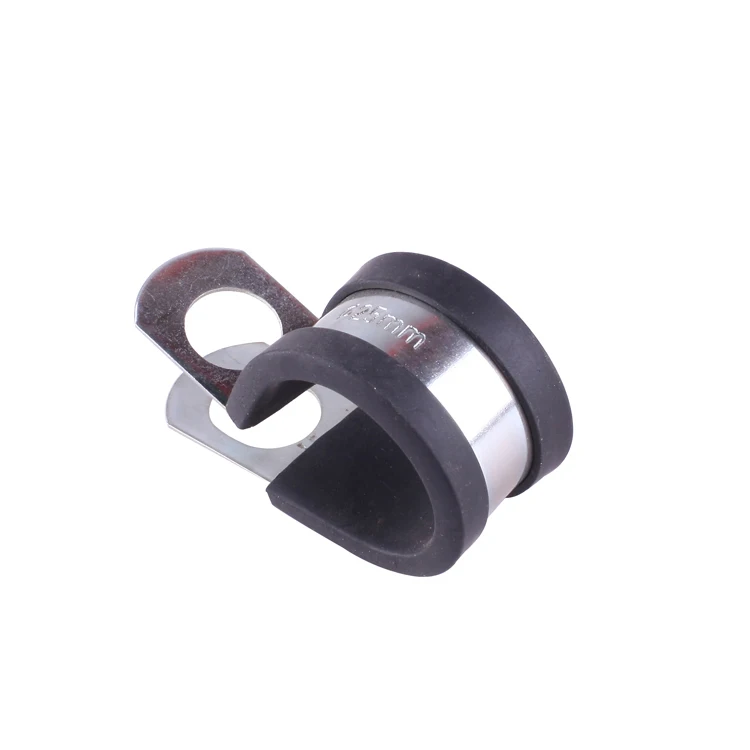 P Clamp Hose Clips With Rubber Cushion