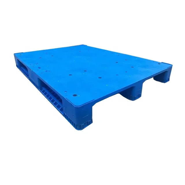1900*1400 Heavy Duty  Three Skids Solid Deck Plastic Pallets For electric industrial