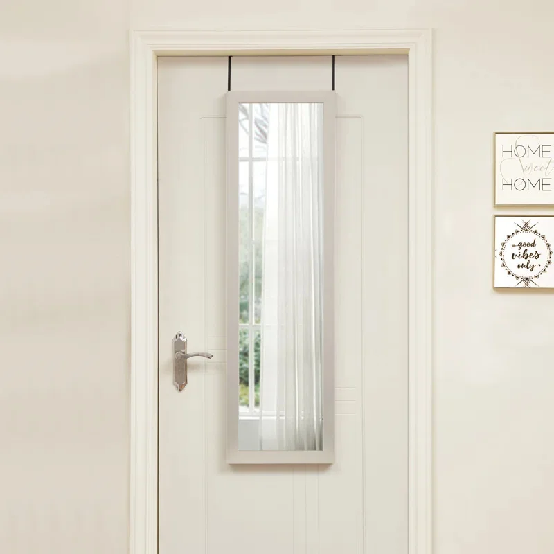 Customized modern suit mirror wall decor modern silver mirrored w shape console