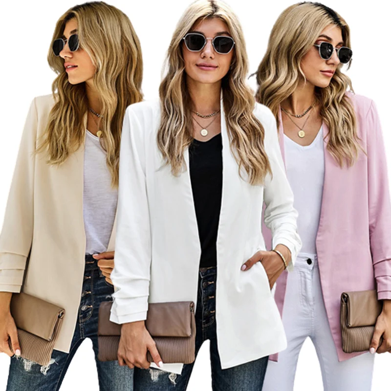 2022 Women Business Clothing Vetements Femme Office Attire Ladies Blazers For Women