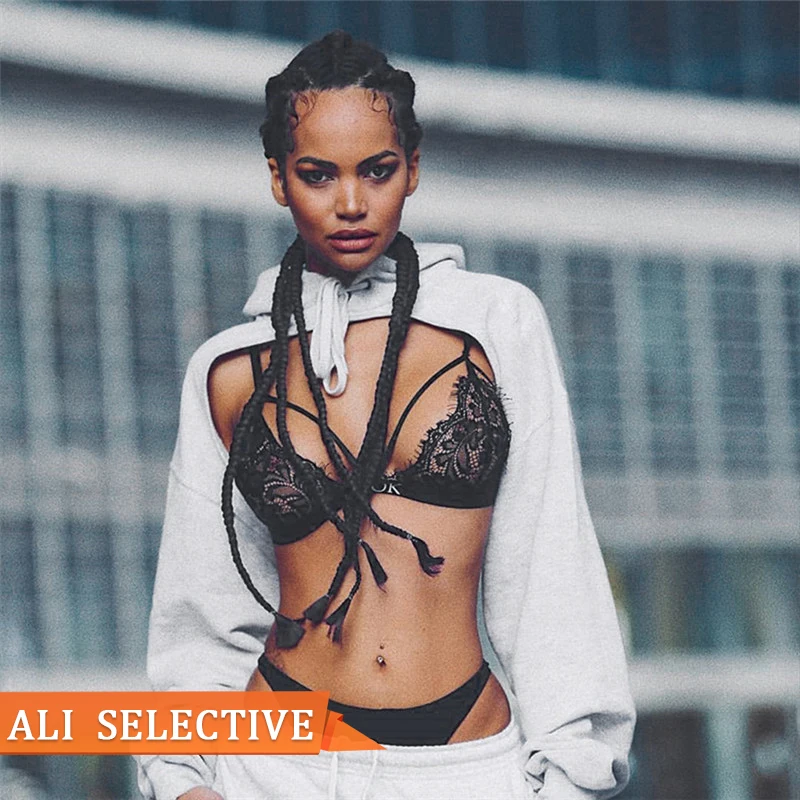 H2071 Новое поступление, хит продаж, модный дизайн, женская укороченная толстовка с капюшоном на заказ, пуловер, толстовка