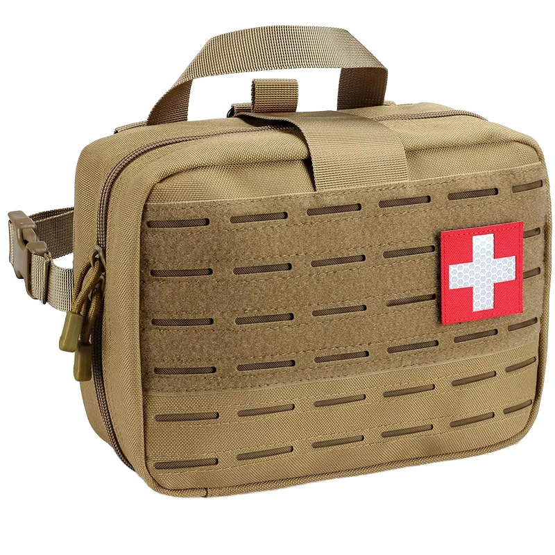 Tactical First Aid Kit Pouch Ifak Molle Pouches Quick Draw Flip Emergency EMT Bag Outdoor Hunting Cs Paintball Medical Kit