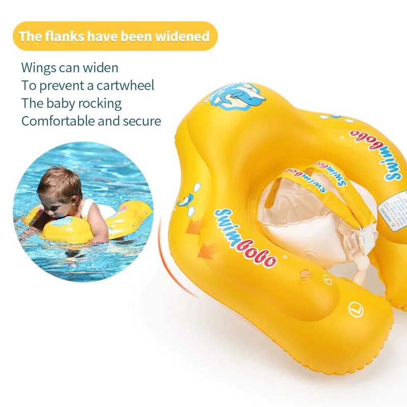 Swimbobo Baby Swimming Float Inflatable Infant Floating Kids Swim Ring Circle Bathing Summer Toys Toddler Rings