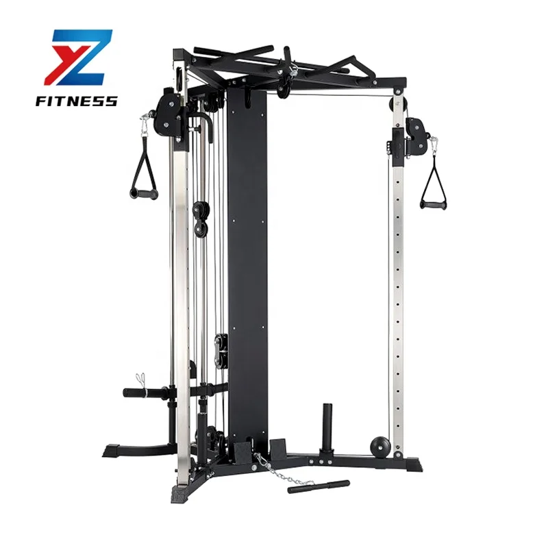 ZYFIT Customized Fitness Equipment Gym Machine Multi Training Station Power Squat Rack Power Cage