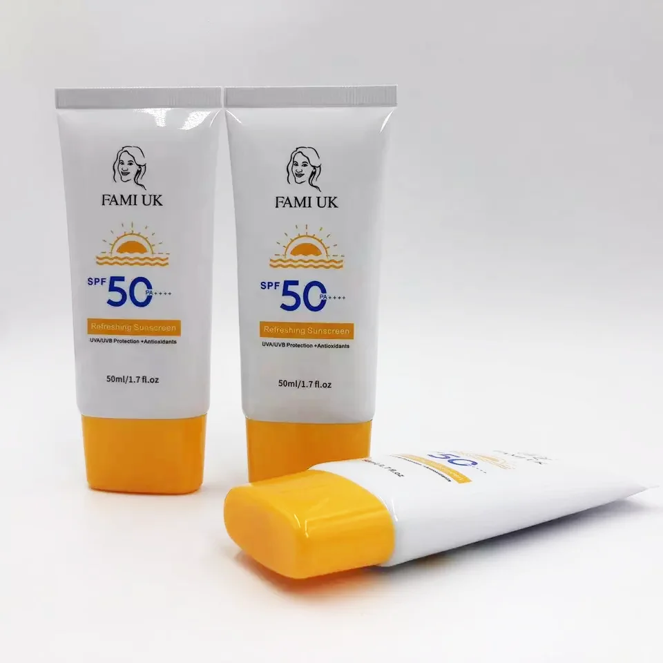Sunscreen Soft Tube Cc Bb Cream Lotion Tube Packaging Plastic Squeeze Cream Tube For Cosmetics
