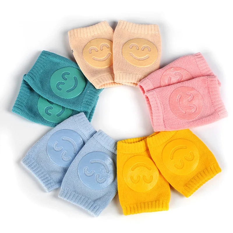 5 Pairs of Baby Knee Pads for Crawling, Anti-slip, and Slip Protection