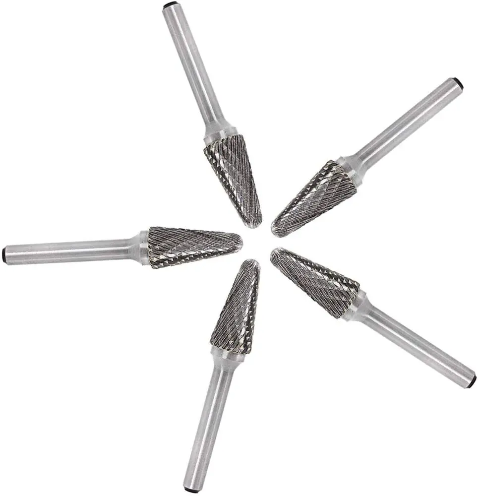 Factory Wholesale Price RXTOOLS rotary burr drill bit blanks carbide tungsten burrs long aluminium