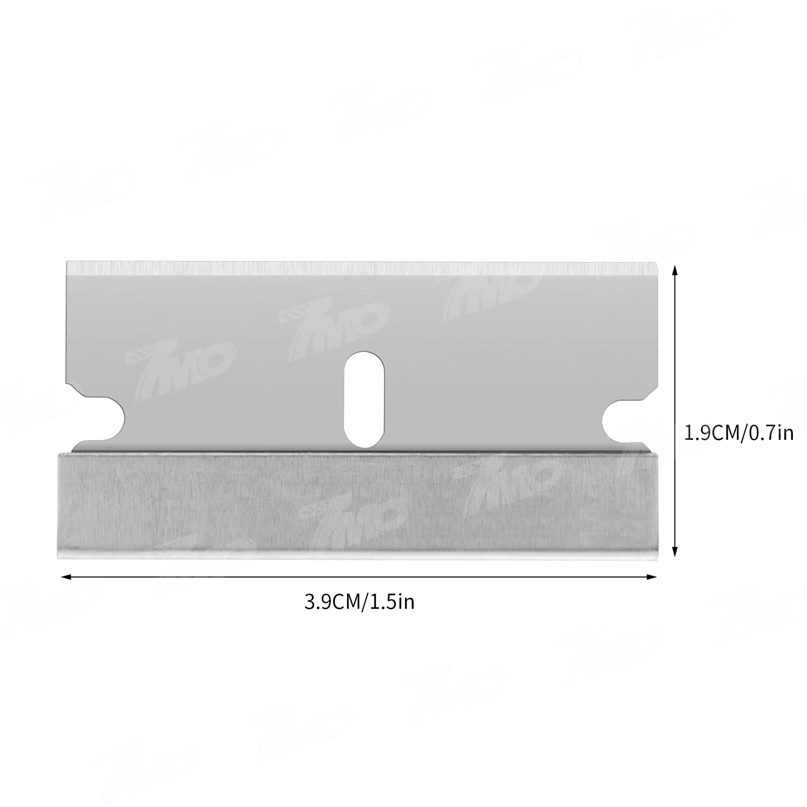 7mo Safety Stainless Steel Razor Scraper Blades Car Wrap Tools Cleaning Scraper Blade Replacement Window Tint Tools