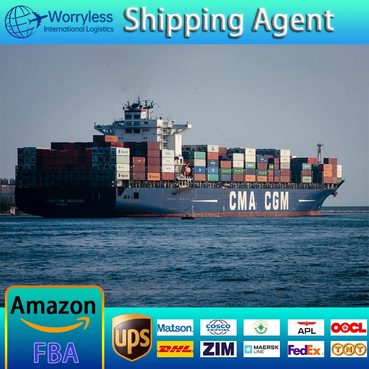 DHL Express Air Freight Door To Door Transport Cargo Express Shipping China To USA UK FBA Shipping