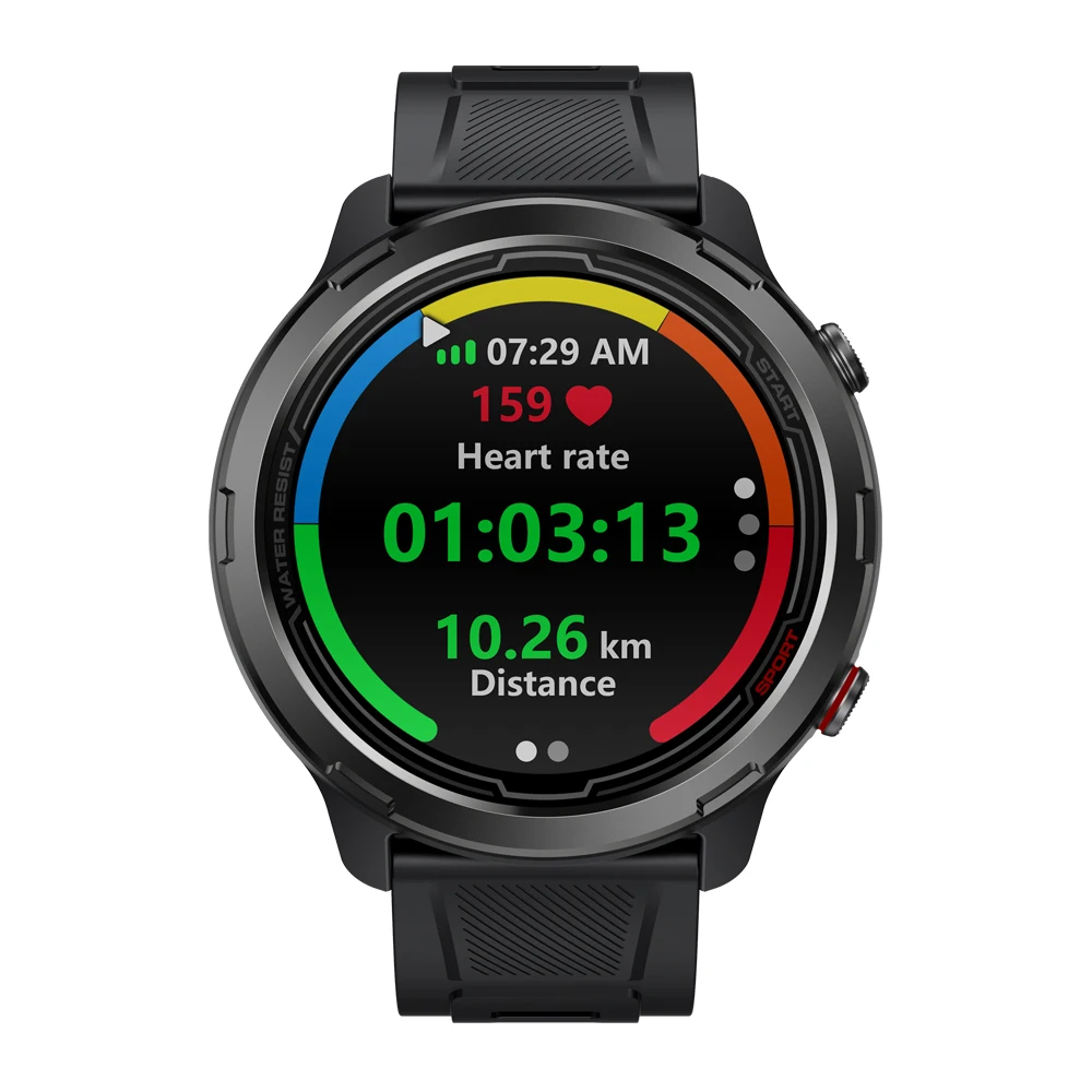 Смарт-часы Zeblaze Stratos 2 Lite с GPS пульсометром и тонометром