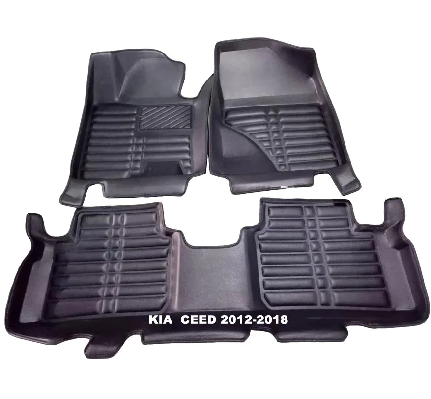 Waterproof Wire Loop Rubber Matting Soul Borreed Car Carpet Floor For Kias Cadenza for Sportage