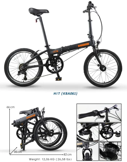 Comfortable riding experience Dahon best seller Hit folding Bike simple beautiful compact lightweight advantages