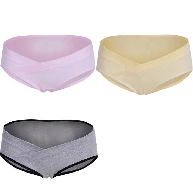 
 3 шт./лот хлопковое нижнее Белье для беременных U-образные трусики с заниженной талией короткие трусики нижнее белье для беременных Трусики  