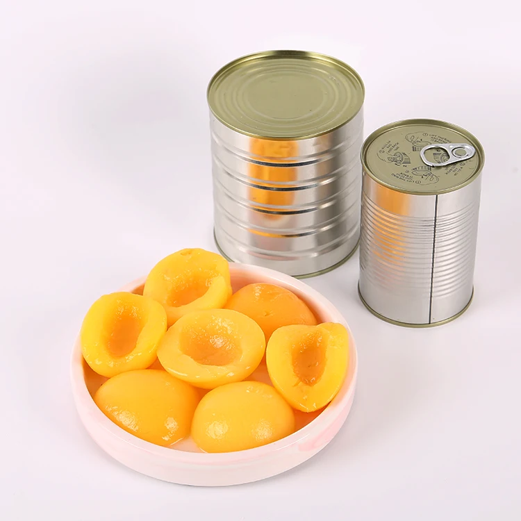 Caned Fruits Canned Peach Ready-to-eat canned yellow peach  In Light Syrup