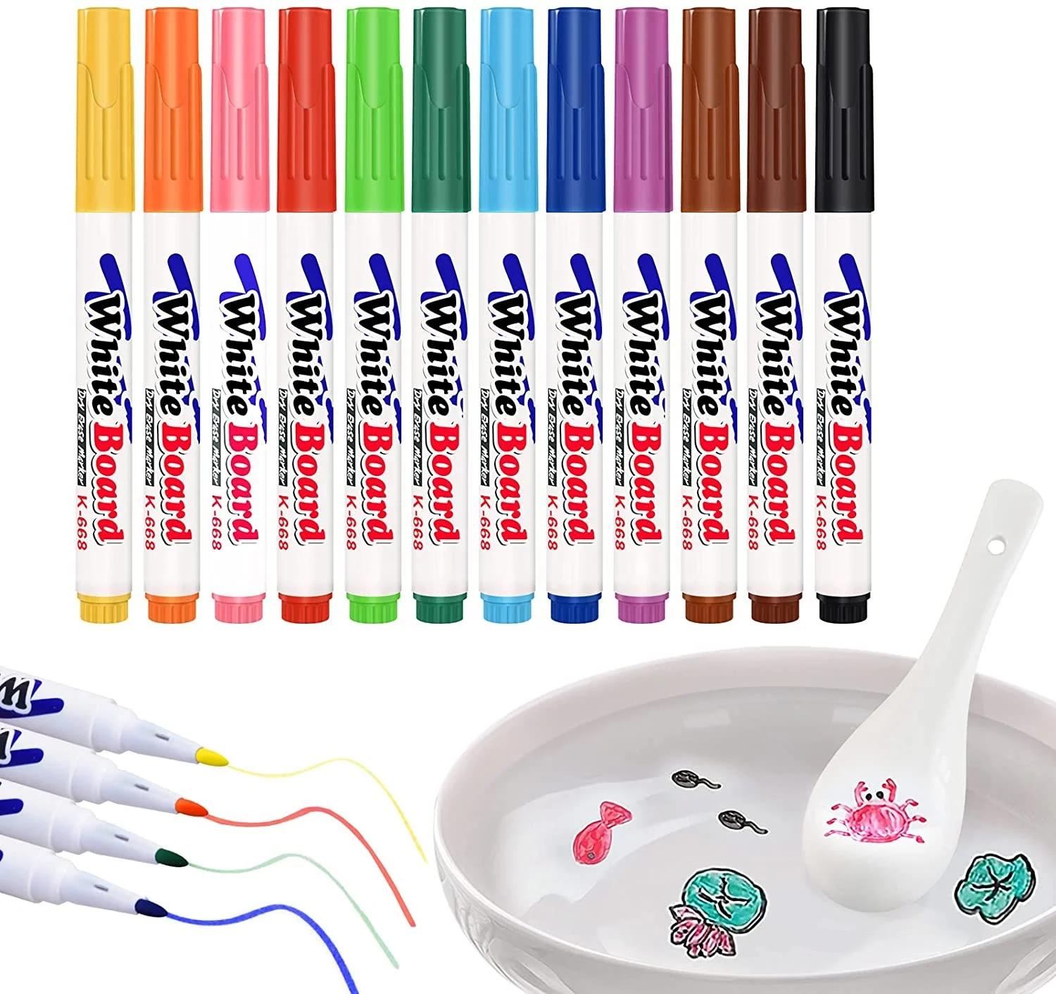 2022 Magical Floating Ink Pen Floating Marker Doodle Drawing Water Painting Pen For Kids