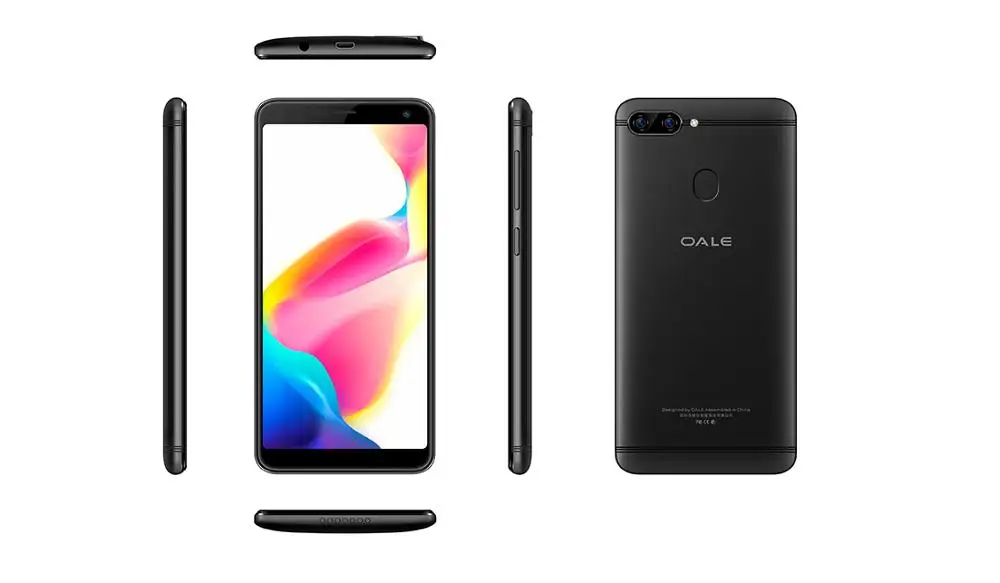 
Hitech factory OALE P1 mobile Phone 5.5inch android 8.1 Octa Core unlocked 4G smart phone 