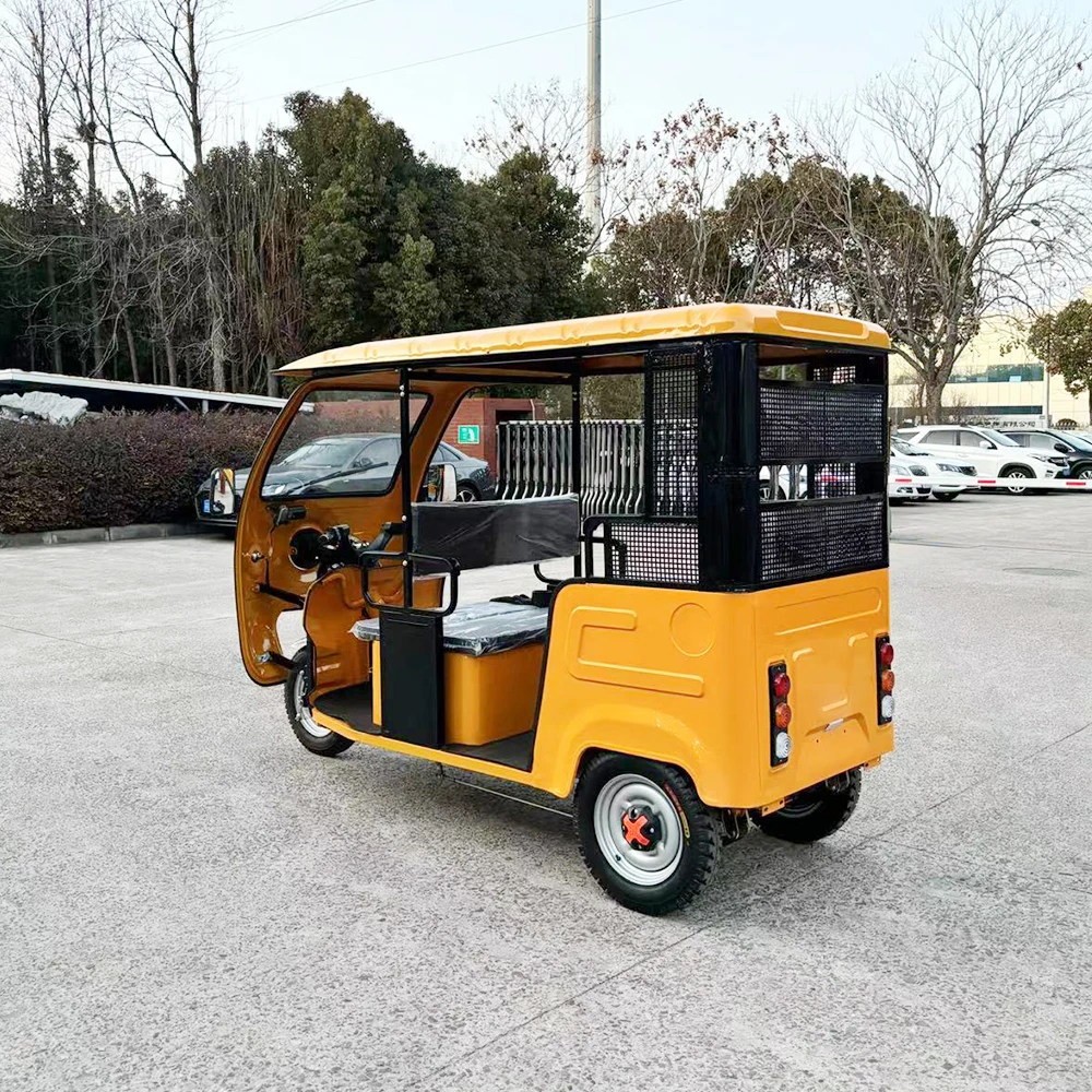 Прямо с завода поставка 3-х колесных трициклов Барабанный тормоз tuk e-rickshaw электрические трициклы для пассажиров