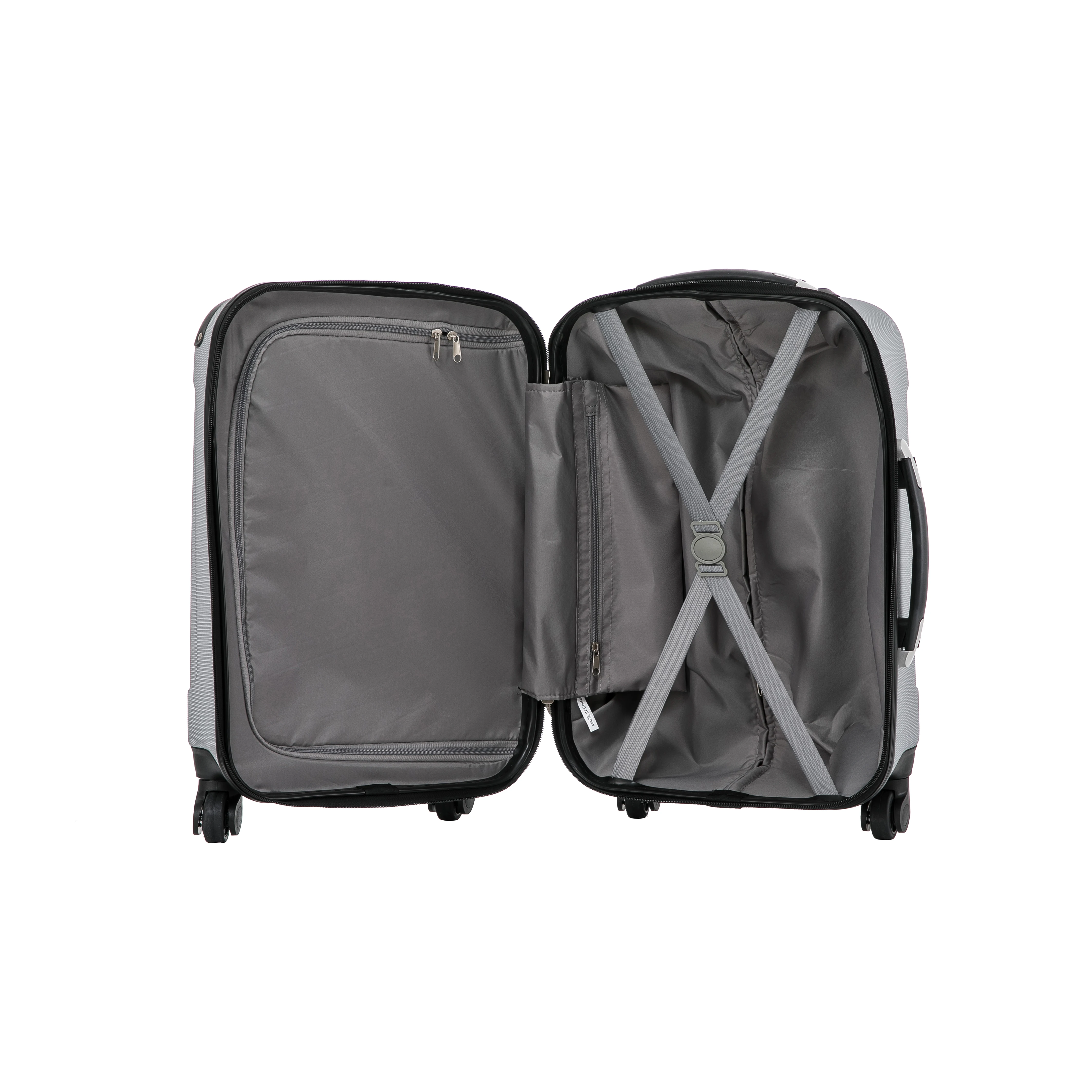 Advertising cheap price fast delivery single size boarding cabin case rolling carry on abs travel trolley suitcase luggage bag